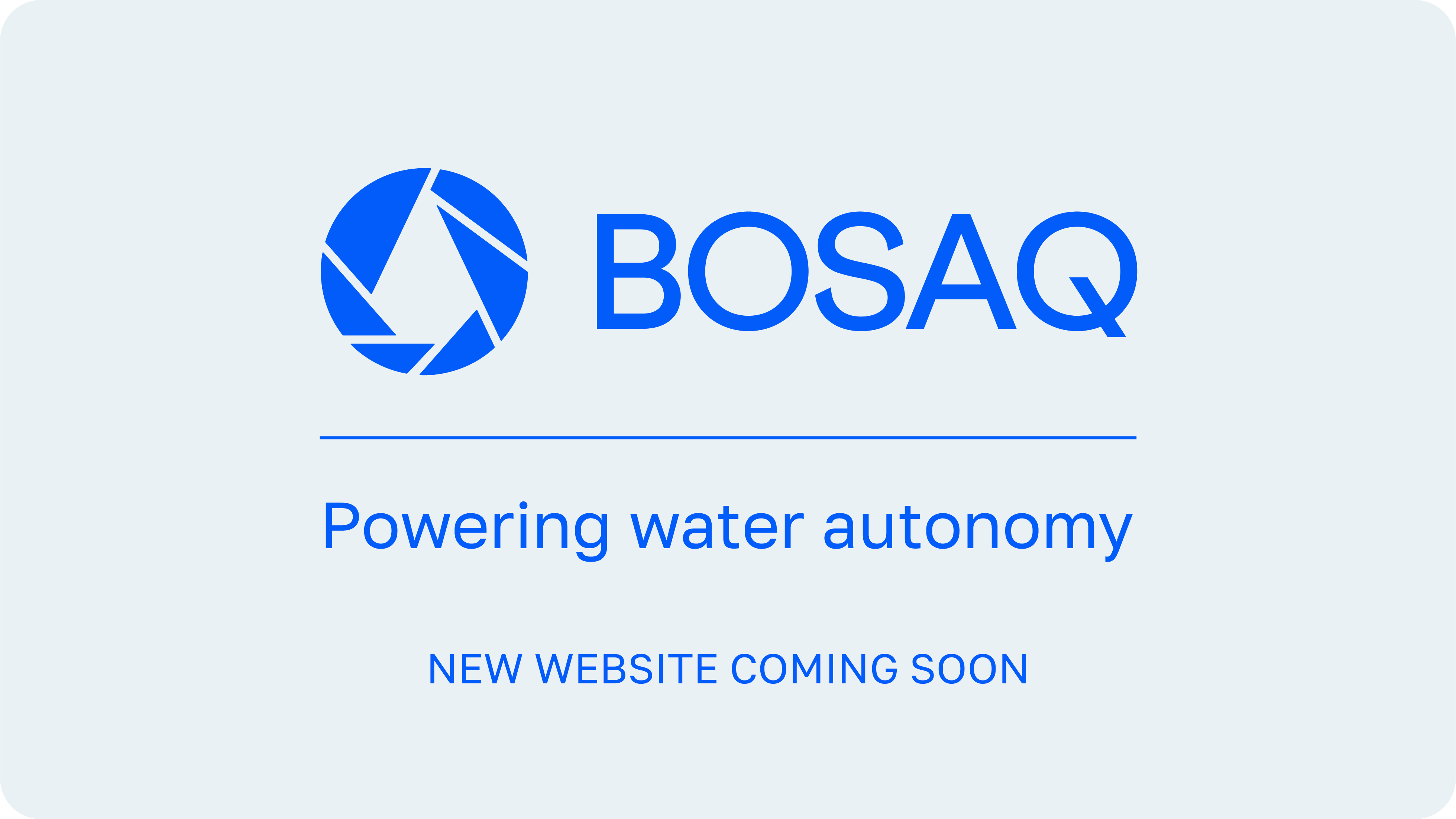 BOSAQ — Powering water autonomy
